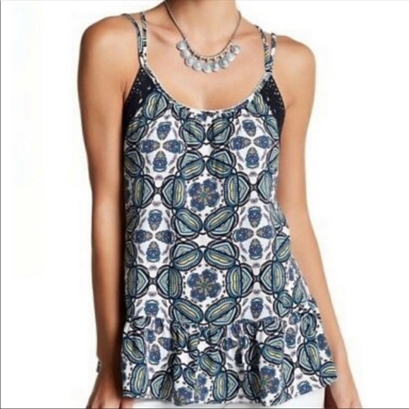 Melrose and Market Printed Top Size Small - Picture 1 of 8